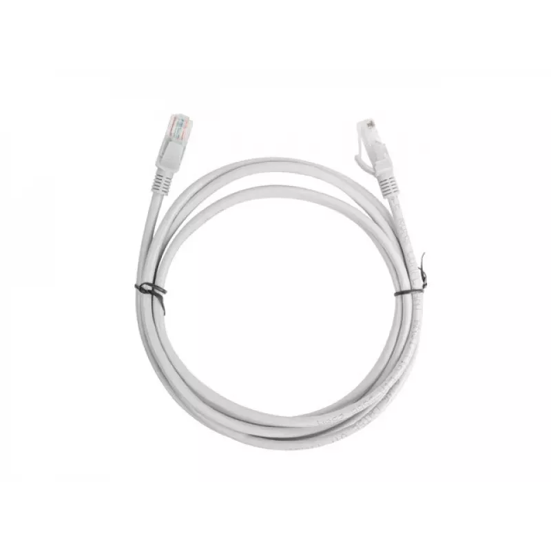 Lanberg PCU5-10CC-0200-S verkkokaapeli 2 m Cat5e U/UTP (UTP) harmaa (PCU5-10CC-0200-S)