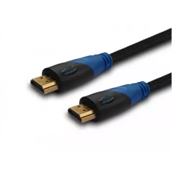 HDMI-kaapeli SAVIO CL-02 1,5 m — HDMI 1.4, 4096×2160, ARC, Ethernet, kullatut koskettimet