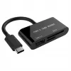 Kortinlukija USB-C SDXC/yhdistelmä/musta