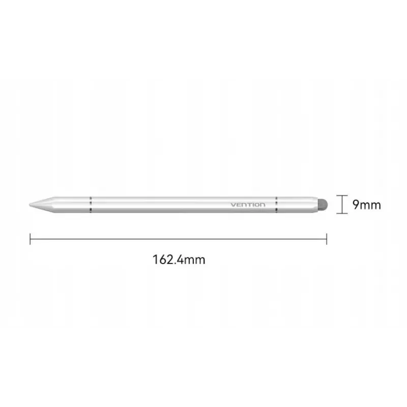 Vention KQLW0 magneettinen 3-in-1-kosketuskynä, alumiiniseos, valkoinen