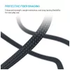 USB-C - USB-C -magneettinen punottu kaapeli FIXED FIXDBM-CC12-GR, USB 2.0, 1,2 m, harmaa