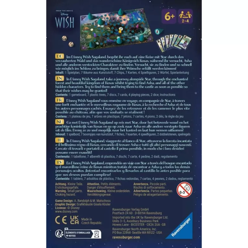 Disney Wish Sagaland, lautapeli