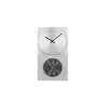 NeXtime kello 3028 OP kello, 16x30,2 cm, seinäkello, lasi, hopea