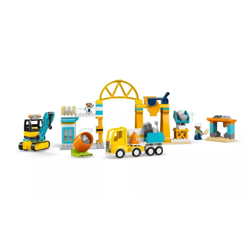 LEGO DUPLO 10476 3-in-1 Rakennustyömaa ja ajoneuvot