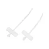 Kaapelikiinnike merkintäkentällä (vaaka) - pituus 100 mm - leveys 2,5 mm