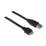 Liitäntäkaapeli USB 3.0 uros A - uros Micro B, musta, 2 m, Good Connections® (2710-MB02)