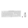 CHERRY Stream Desktop -näppäimistö ja -hiiri sisältää Office RF Wireless QWERTZ saksa valkoinen