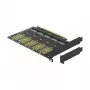 DeLOCK PCI Express x16 -kortti 5 x sisäiseen M.2 Key B / SATA