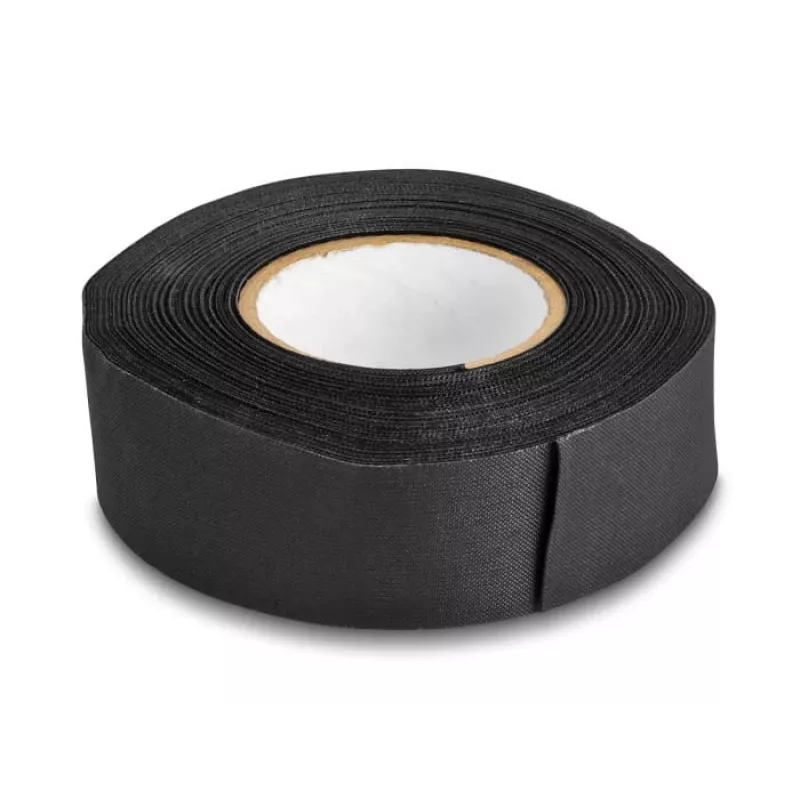 DeLOCK kangasteippi 25 m x 25 mm repeytyvä itseliimautuva musta