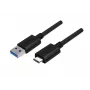 UNITEK Y-C474BK USB-kaapeli USB 3.2 Gen 1 (3.1 Gen 1) 1 m USB A USB C musta