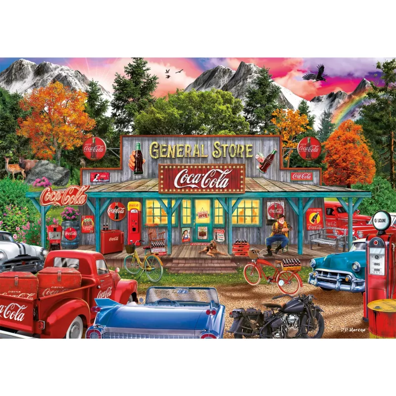 Palapeli Schmidt Spiele Coca-Cola Store 1000 palaa 693x493 mm