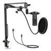 Studiomikrofoni Easypix 62021 musta