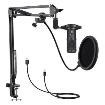 Studiomikrofoni Easypix 62021 musta