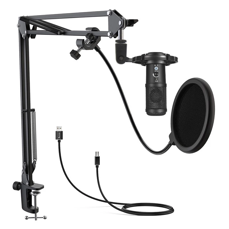 Studiomikrofoni Easypix 62021 musta