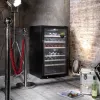 Caso | Smart Wine Cooler | WineExclusive 66 | energiatehokkuusluokka G | vitriini | vapaasti seisova | pullokapasiteetti pulloa | jäähdytystapa kompressoritekniikka | musta