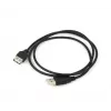 USB-kaapeli Star Micronics USB 2.0 1 m musta uros/uros