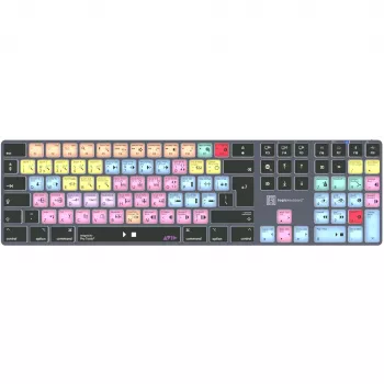 Näppäimistö LogicKeyboard LKB-PT-TM — täysikokoinen (100 %) Bluetooth QWERTZ saksa, titaaninharmaa