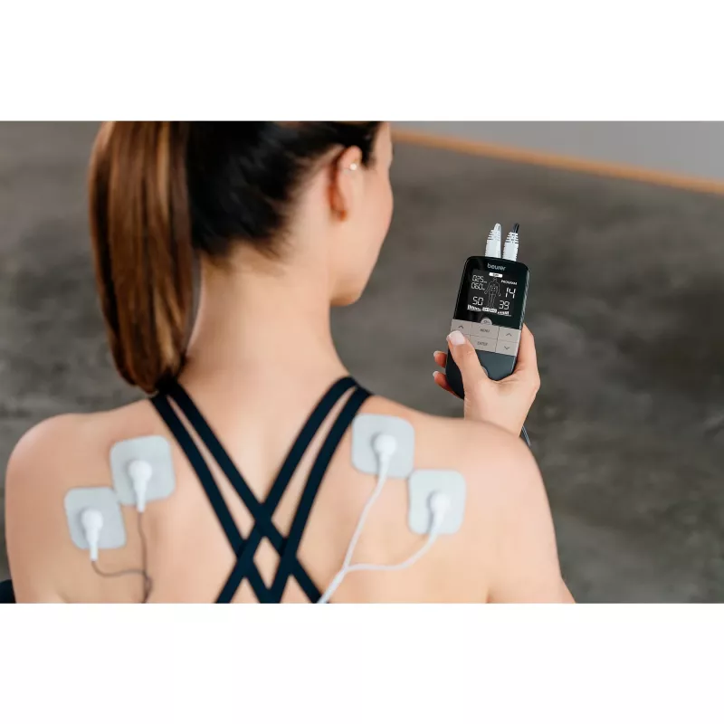 Elektrostimulaatio-TENS/EMS-laite Beurer EM 1 RELIEF+ (malli 60428) antrasiitti