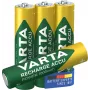 VARTA HR03 AAA Recharge Accu Power 1000 mAh 05703 akut 4 kpl vihreä, keltainen