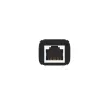 Unitek A1026BK RJ45-naaras-naaras-liitin, Cat.6, 1 Gbps, musta