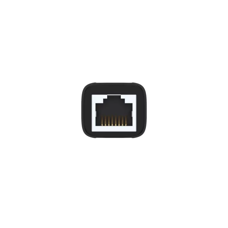 Unitek A1026BK RJ45-naaras-naaras-liitin, Cat.6, 1 Gbps, musta