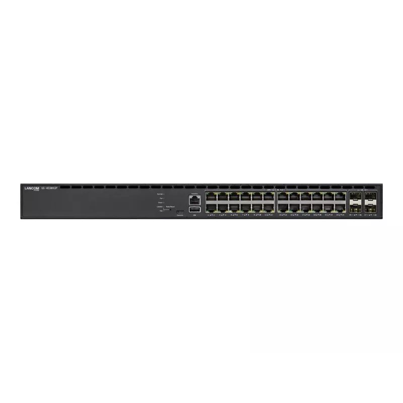 Hallittava kytkin LANCOM GS-4530XUP L3 30x 2,5G Ethernet-porttia
