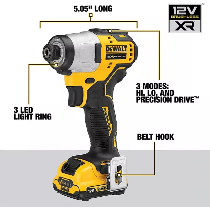 DeWALT DCF801D2-QW sähköruuvinväännin/iskuväännin