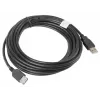 Lanberg CA-USBE-10CC-0050-BK USB-kaapeli 5 m USB 2.0 USB A musta (CA-USBE-10CC-0050-BK)