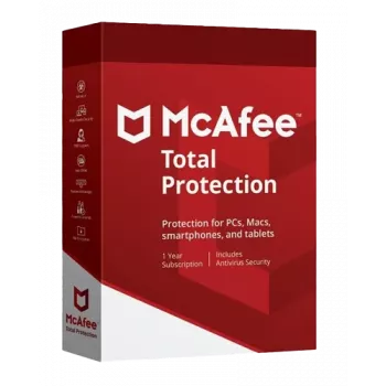 McAfee Total Protection 3 laitetta 1 vuosi