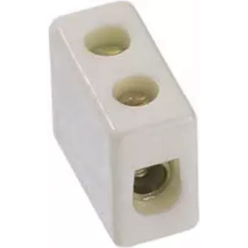 Sähköliitin Bachmann 950.000, posliini, valkoinen, korkeus 12 mm
