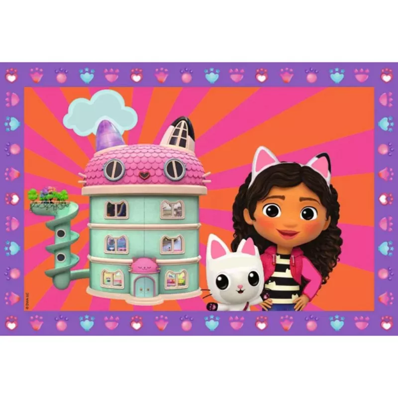 Junior Paint by Numbers - DreamWorks Gabby's Dollhouse (2 mallia)