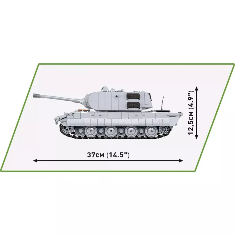 Rakennussarja COBI Panzerkampfwagen E-100 toinen maailmansota 1511 osaa