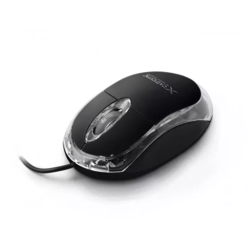 Langallinen optinen molempikätinen hiiri EXTREME XM102K — 1000 DPI, USB Type-A, 1,2 m kaapeli, 3 painiketta