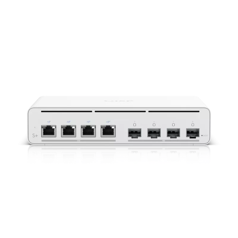 UniFi UISP Switch Plus - kytkin - hallittava - 4 x 2.5GBase-T + 4 x 10Gb Ethernet S