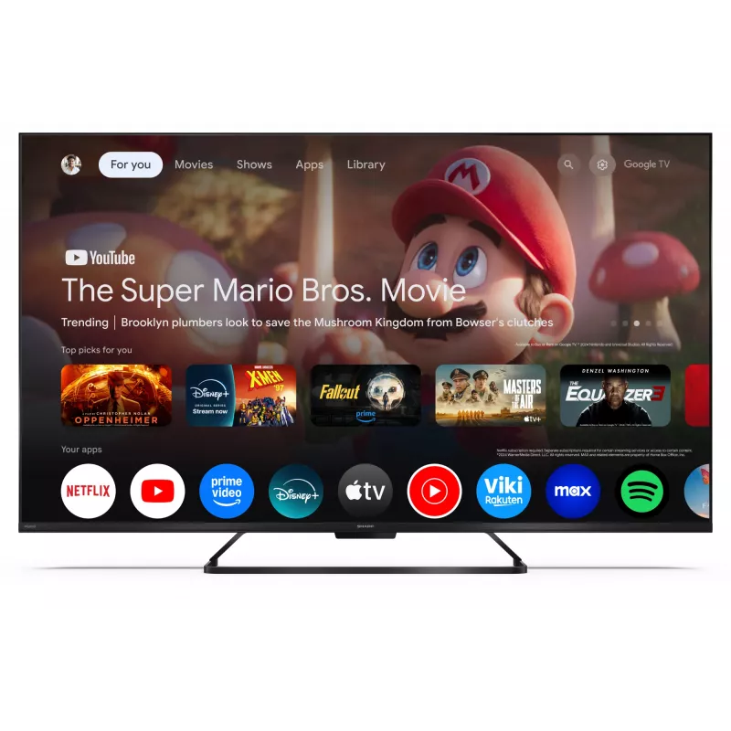 Älytelevisio Sharp 50HR7265E 50 Google TV musta