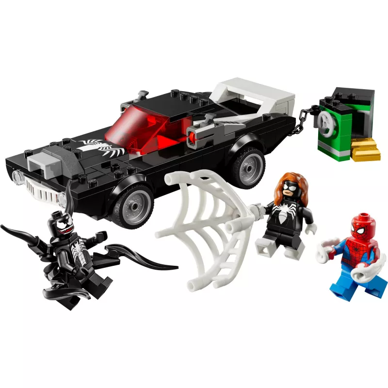 LEGO Marvel Super Heroes Spider-Man vs. Venom -muscle car -rakennussarja 76309 — 254 osaa, 3 minihahmoa, ikä 7+