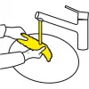 Ikkunanpesurin lisävaruste Karcher 2.633-130.0 — mikrokuituliinat 275 mm (2 kpl)