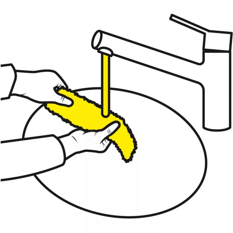 Ikkunanpesurin lisävaruste Karcher 2.633-130.0 — mikrokuituliinat 275 mm (2 kpl)