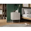 Yöpöytä Cama Meble ISLA 44,5x40x59 cm cashmere matt, MDF & lastulevy, 2 kpl setti