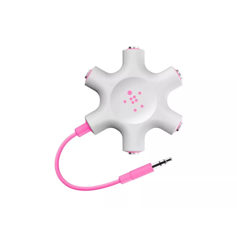 Belkin F8Z274BT - vihreä - valkoinen - 1x 3,5 mm - 5x 3,5 mm - uros - naaras
