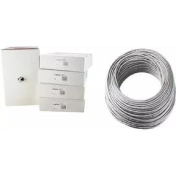 Verkkokaapeli S FTP Cat.6, PVC, valkoinen, 305m