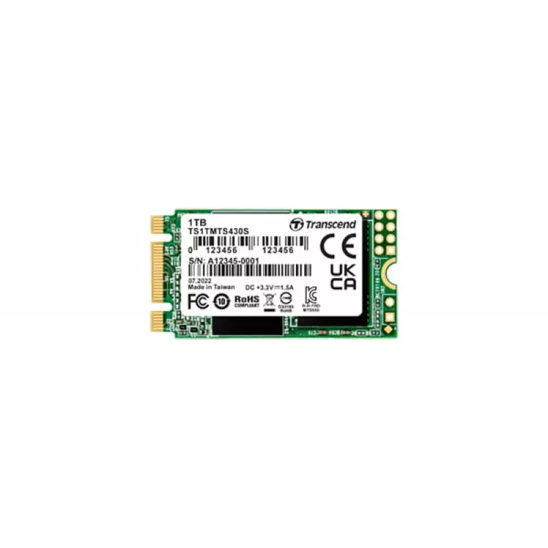 SSD-kiintolevy Transcend 1 TB M.2 SATA III 3D-NAND malli 430S
