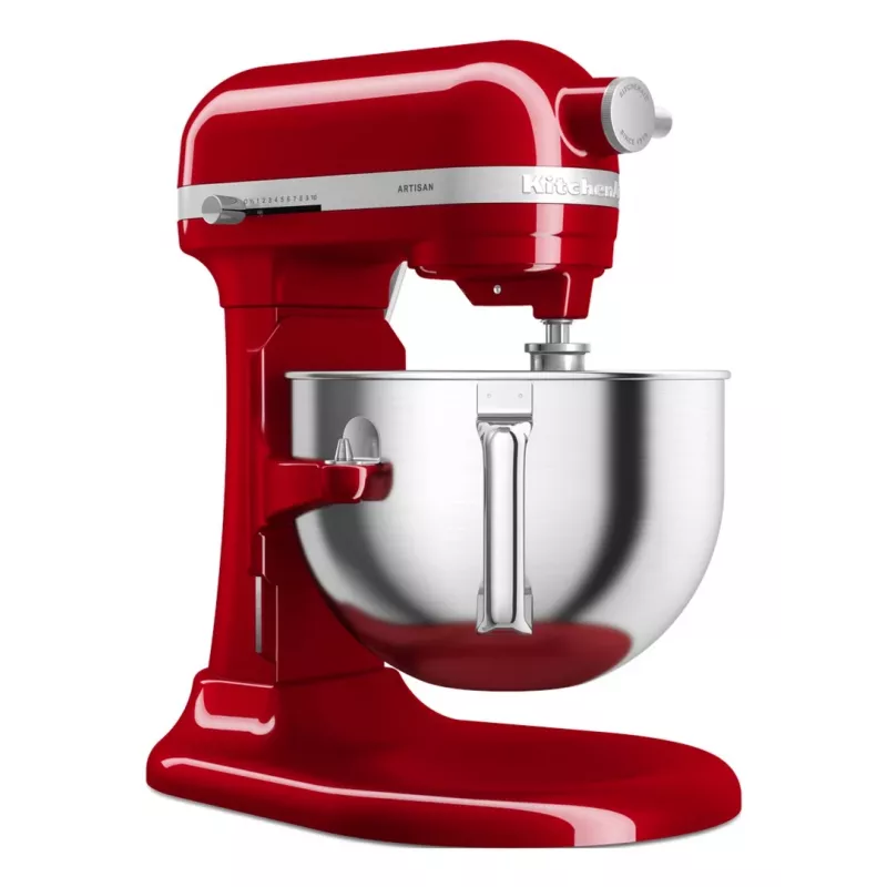 KitchenAid 5KSM60SPXEER yleiskone 375 W harmaa, punainen, ruostumaton teräs