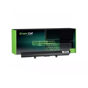 Akku Green Cell TS38 Toshiba-kannettaville — Li-Ion 14,8V 2200mAh, 4 kennoa, musta