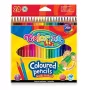 Colorino Kids kuusikulmaiset värikynät 24 väriä