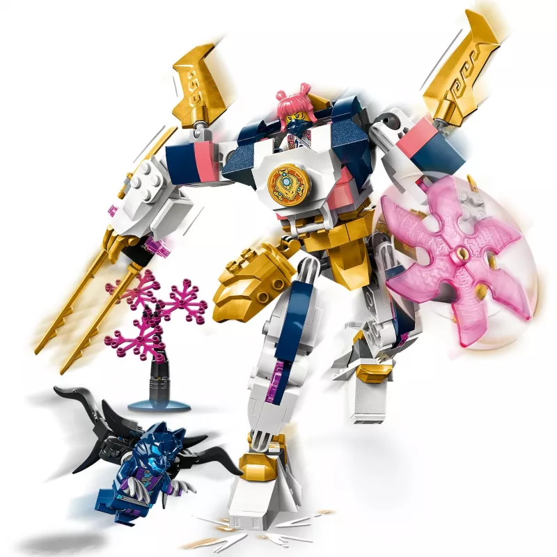 LEGO NINJAGO 71807 Soran Elemental Tech Mech Rising rakennussarja
