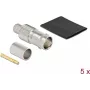 BNC-liitinpistorasia puristettava RG-6 DeLOCK 90029