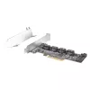 SILVERSTONE Serial ATA -ohjain SST-ECS06 — PCIe-kortti kuudella SATA-portilla