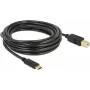 USB-kaapeli DeLOCK 83667 USB 2.0 4 m USB C USB B musta