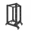 Lanberg Open Rack 19 18u 600x800 musta Lanberg